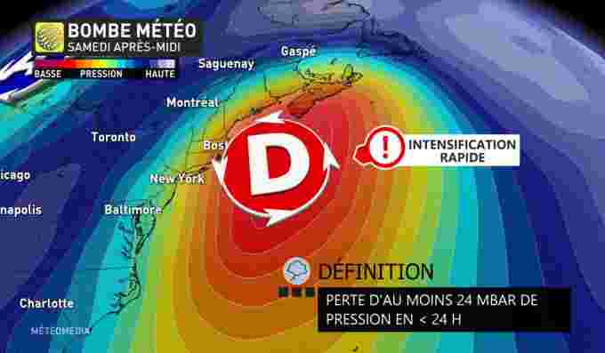 Bombe météo : une tempête va parcourir 2000 kilomètres et frapper le Québec