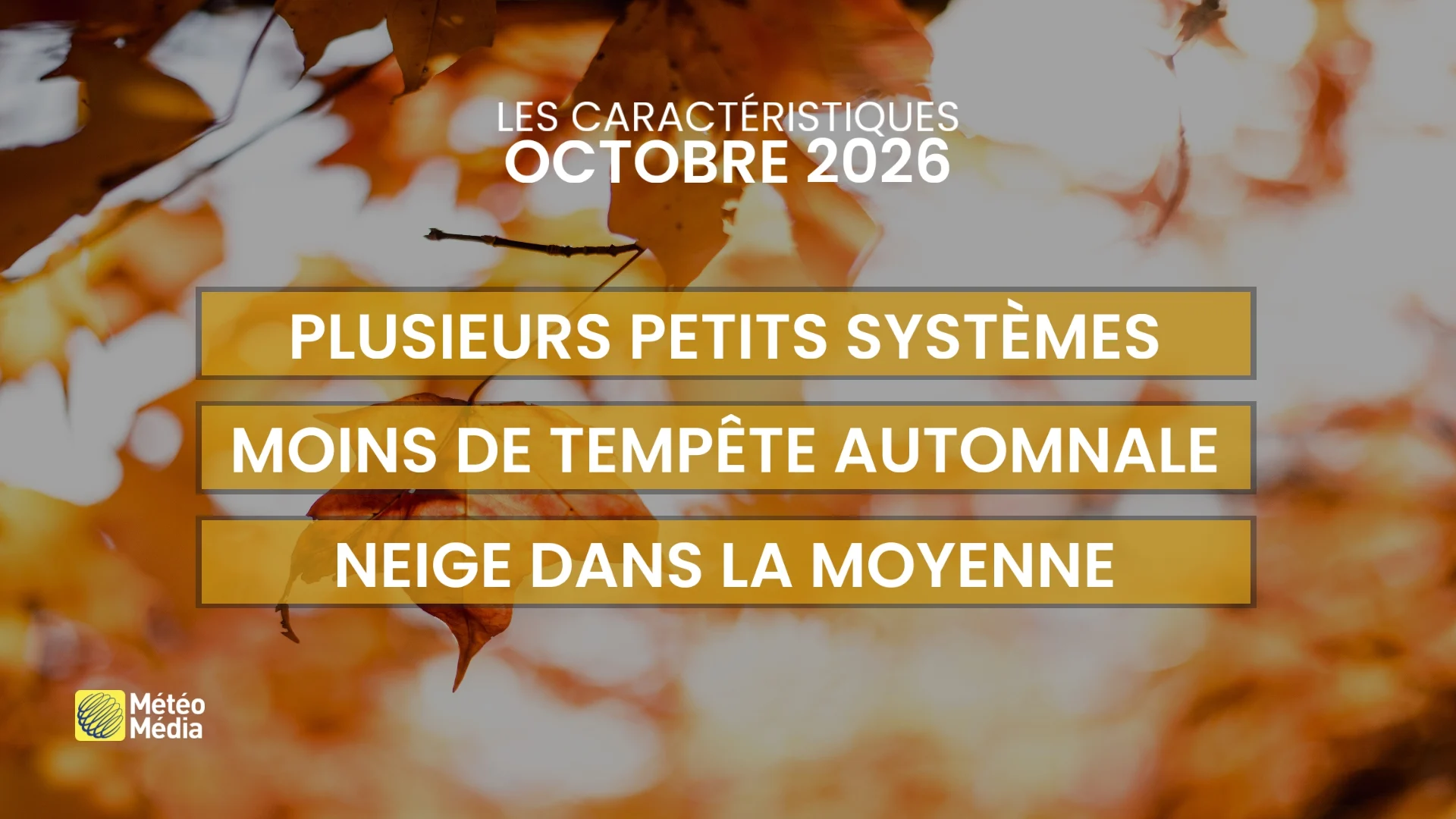 Aperçu précipitations : octobre risque de vous surprendre cette année