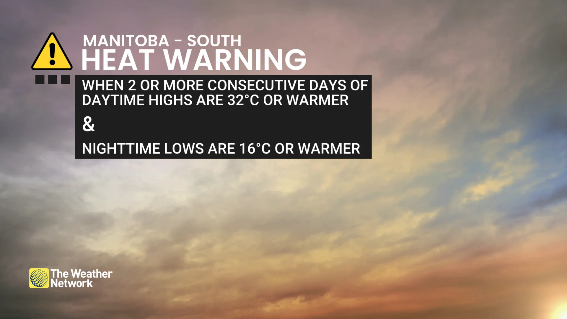 Barron - Manitoba - South Heat Warning