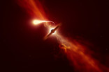 Rare 'Death by Spaghettification' captured as monster black hole shreds a star