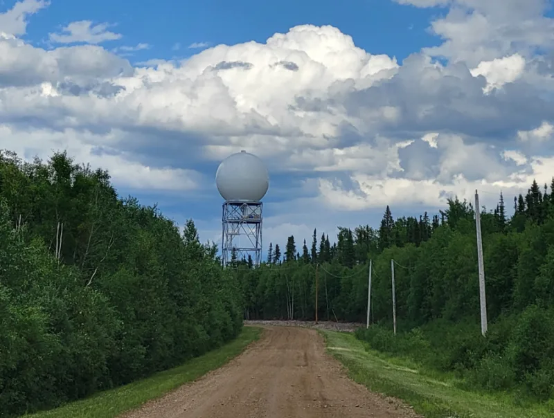 Environment Canada: CASFM radome work July - radar 