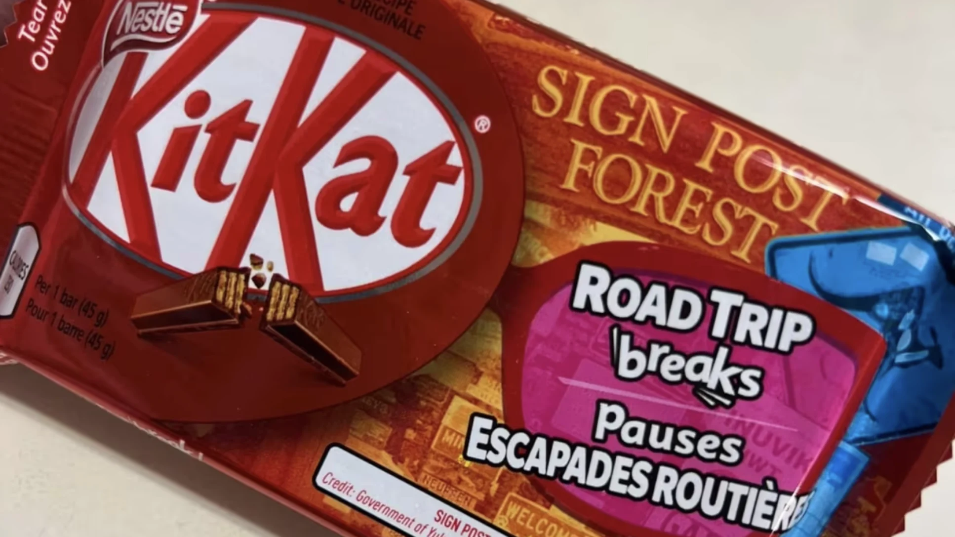 KitKat wrappers pay homage to famous Yukon attraction