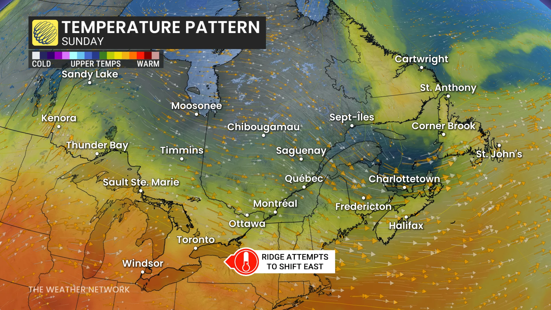 Baron - Ontario temperature pattern Saturday - May 13