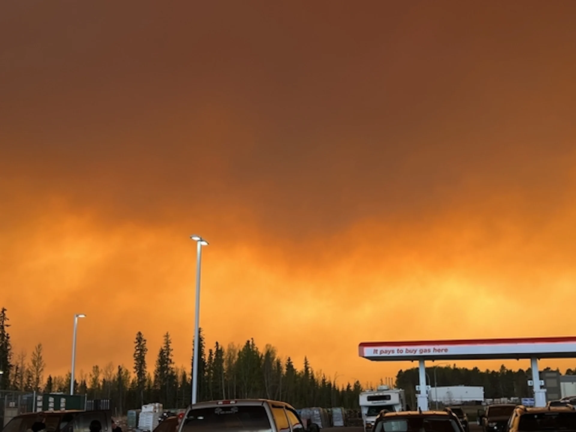 Edson, Alberta wildfire/Submitted