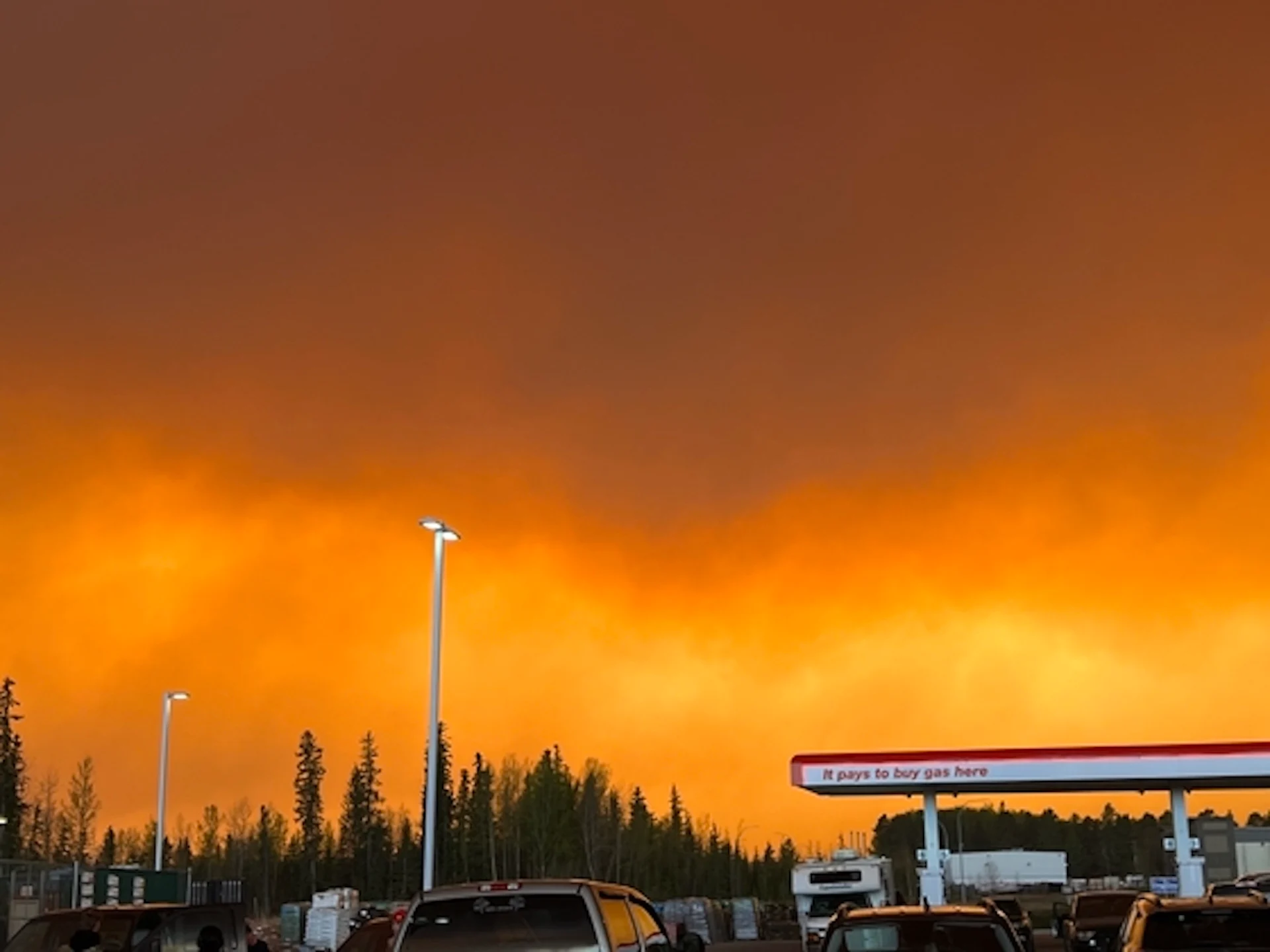 Edson, Alberta wildfire/Submitted