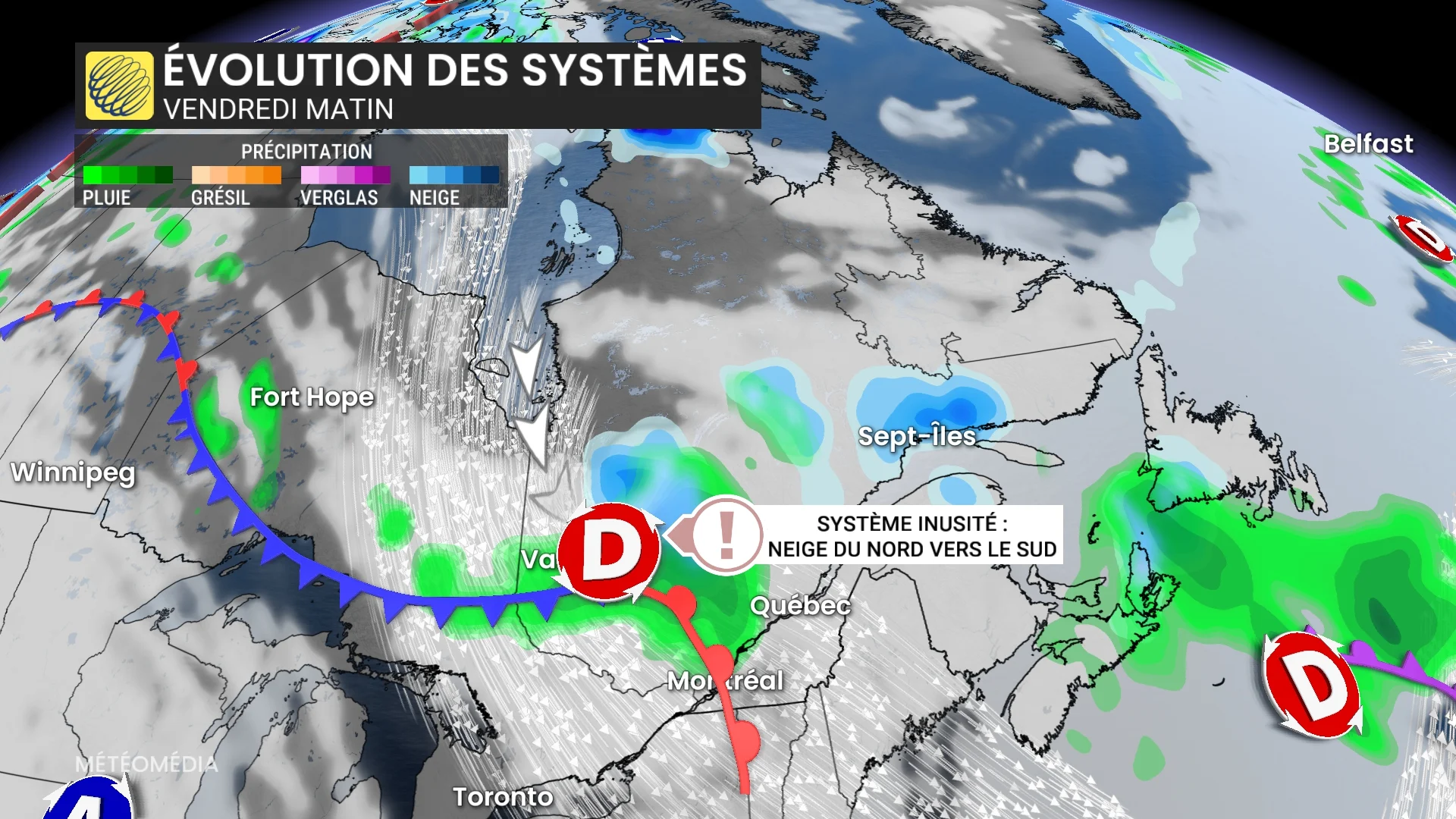 Surprise : vous pourriez voir de la neige dans les prochains jours