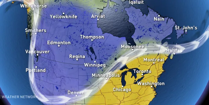 Canada: 'Remarkable' clash of the seasons could mean snow versus heat