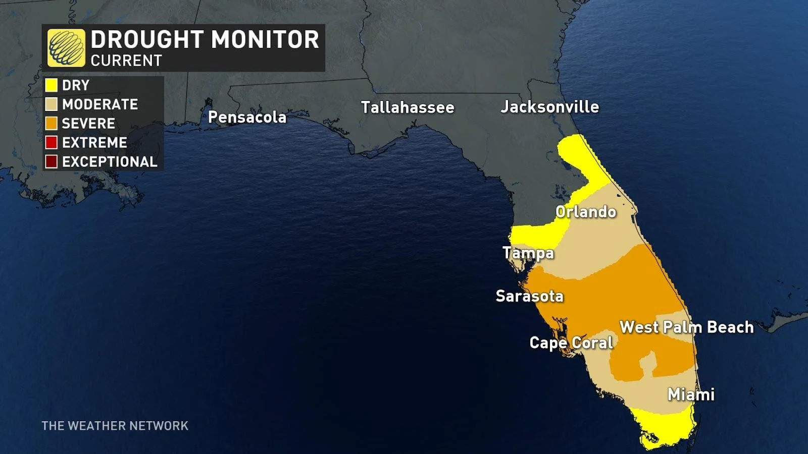 Florida drought monitor