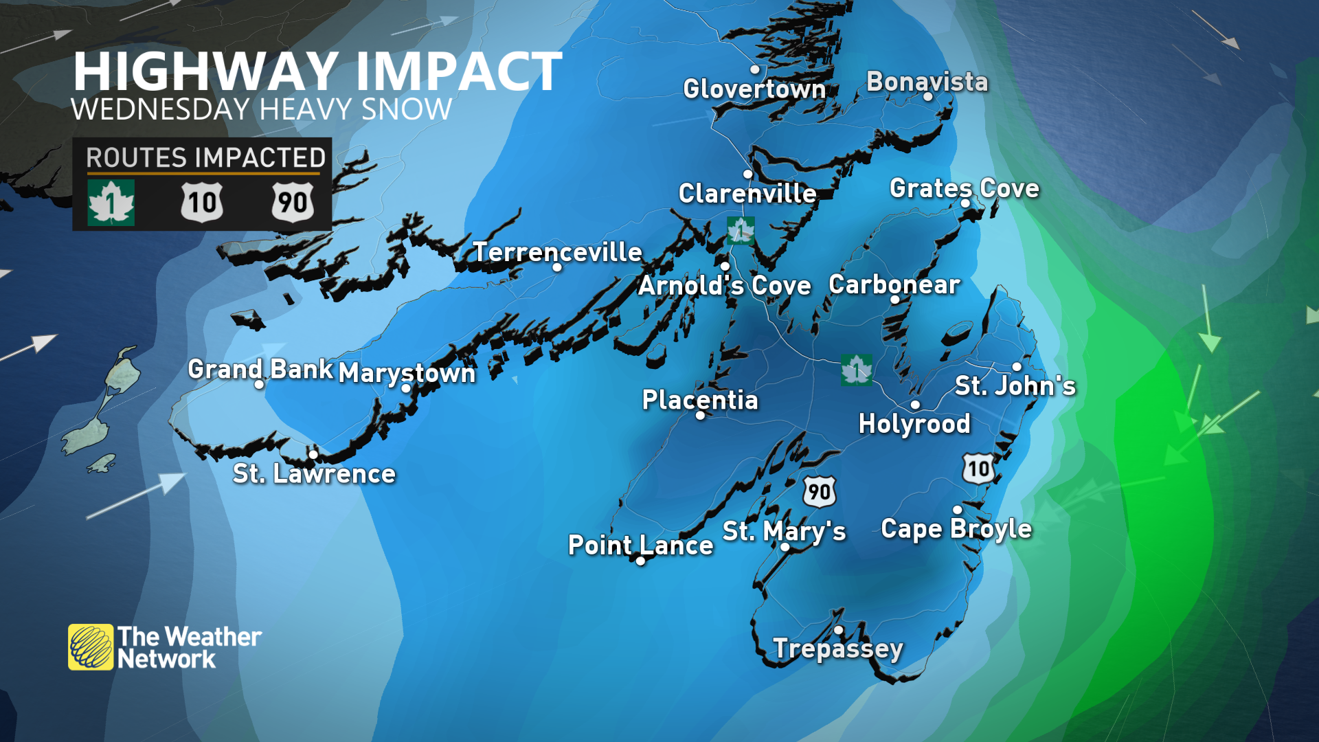 Heavy snow prompts school closures in Newfoundland, risk of 20 cm