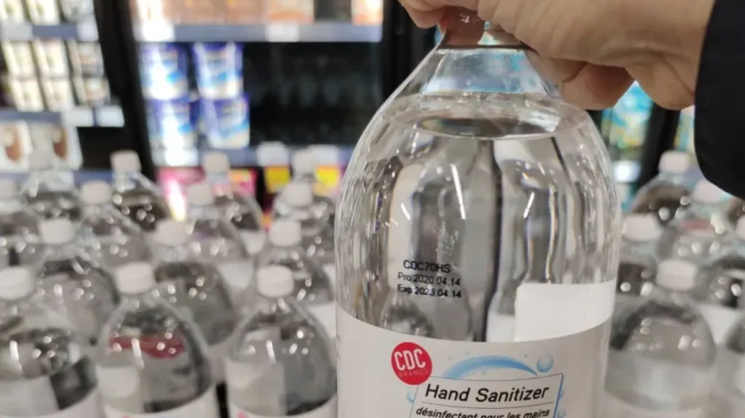 CBC - hand sanitizer