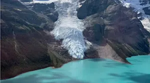 'Visual symbol of climate change': Mount Robson's Berg Glacier no longer reaches lake