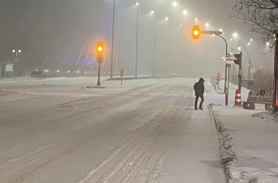 Manitoba blizzard - Rudi Pawlychyn - CBC