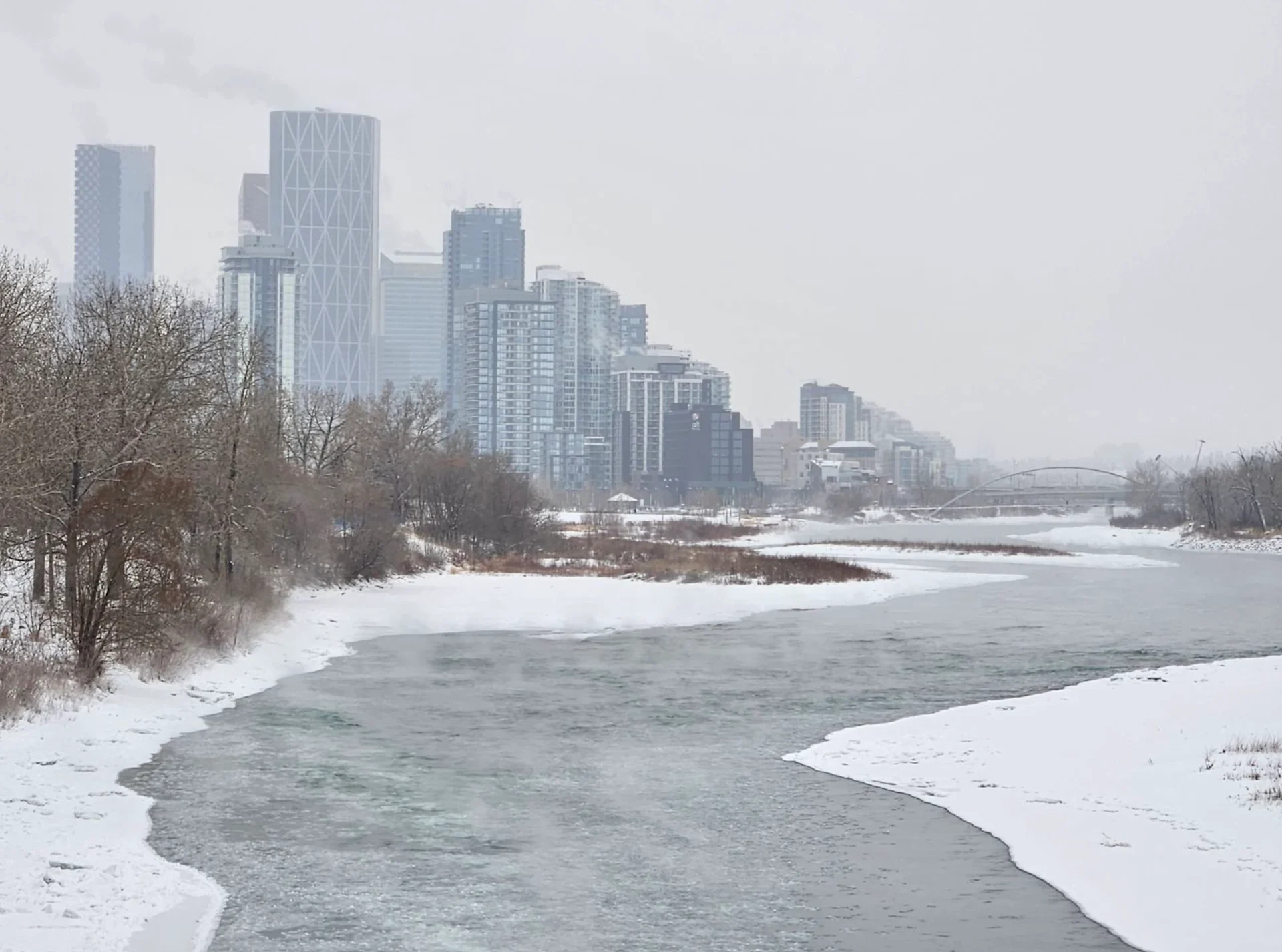 Connor O'Donovan: Icy, cold, winter morning, snow on the ground. Calgary, Alberta. Dec. 24, 2025