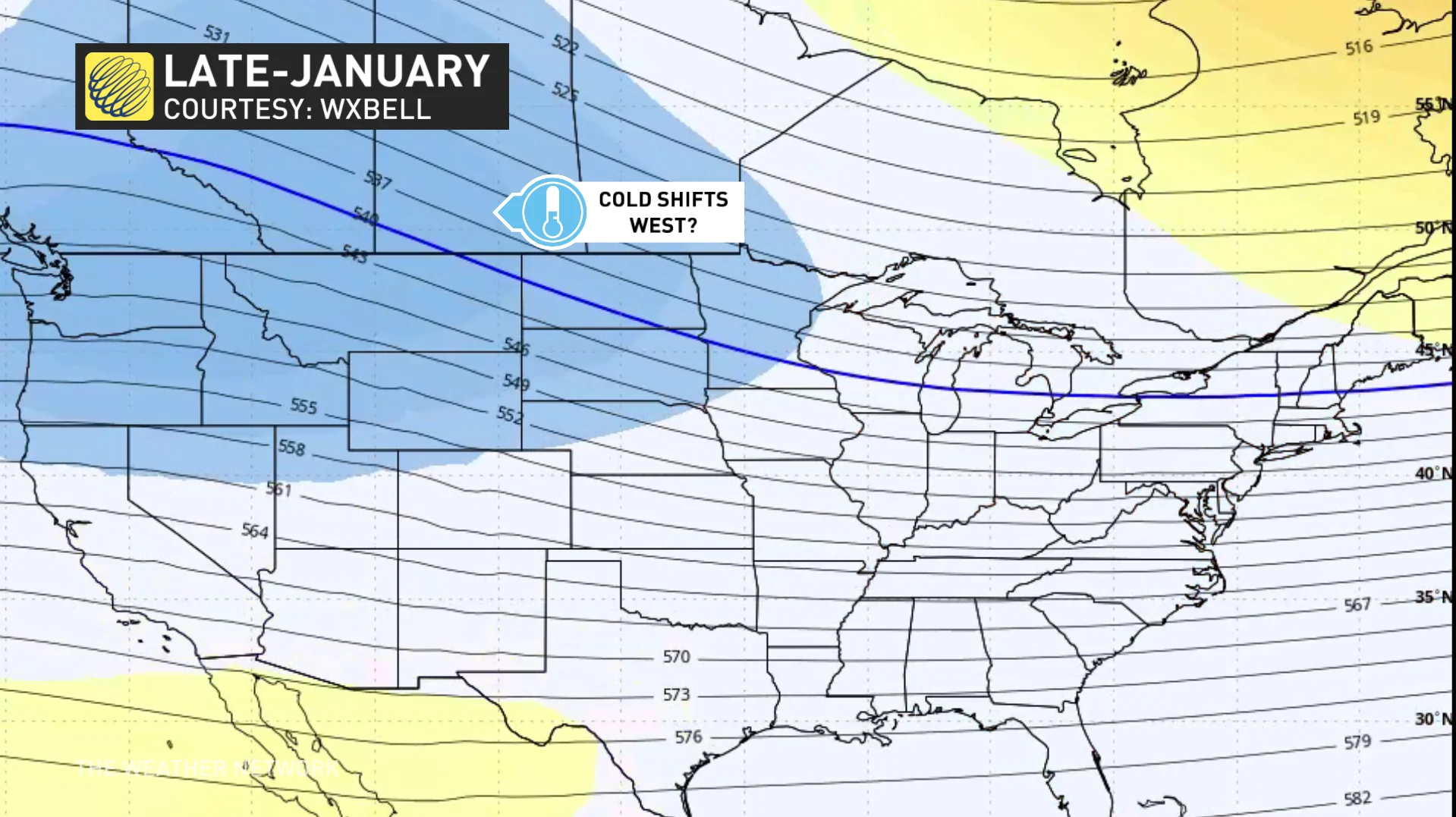 Late January weather pattern