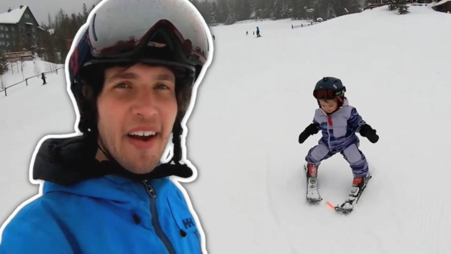 Skiing at 18 months? How this father got his babies on the slopes
