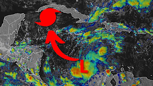 Hurricane Expected In The Caribbean As Tropical Depression Strengthens ...