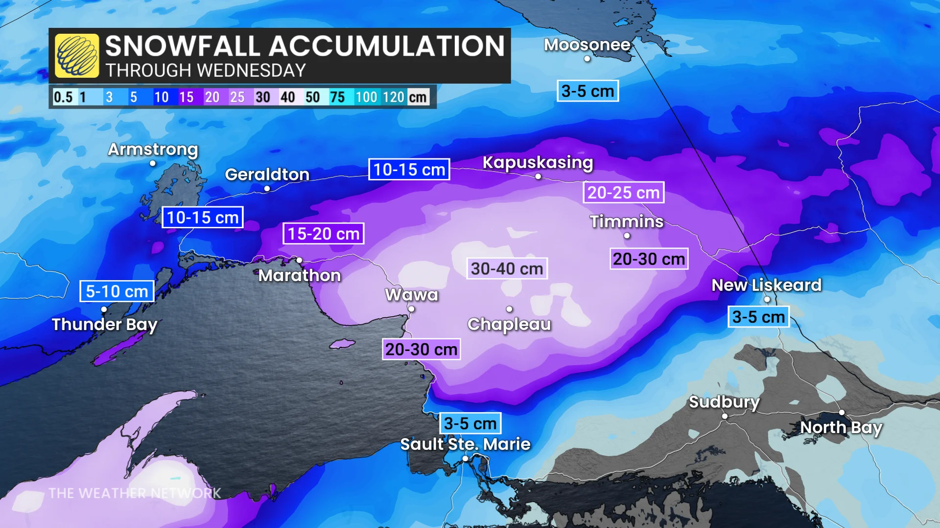 Major snowfall expected across Ontario throughout this week - The ...