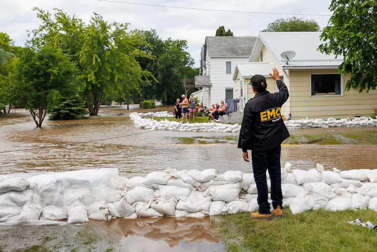 Storm, Emergency, Flooding, Manitoba, July 10, 2026. (CBC News)