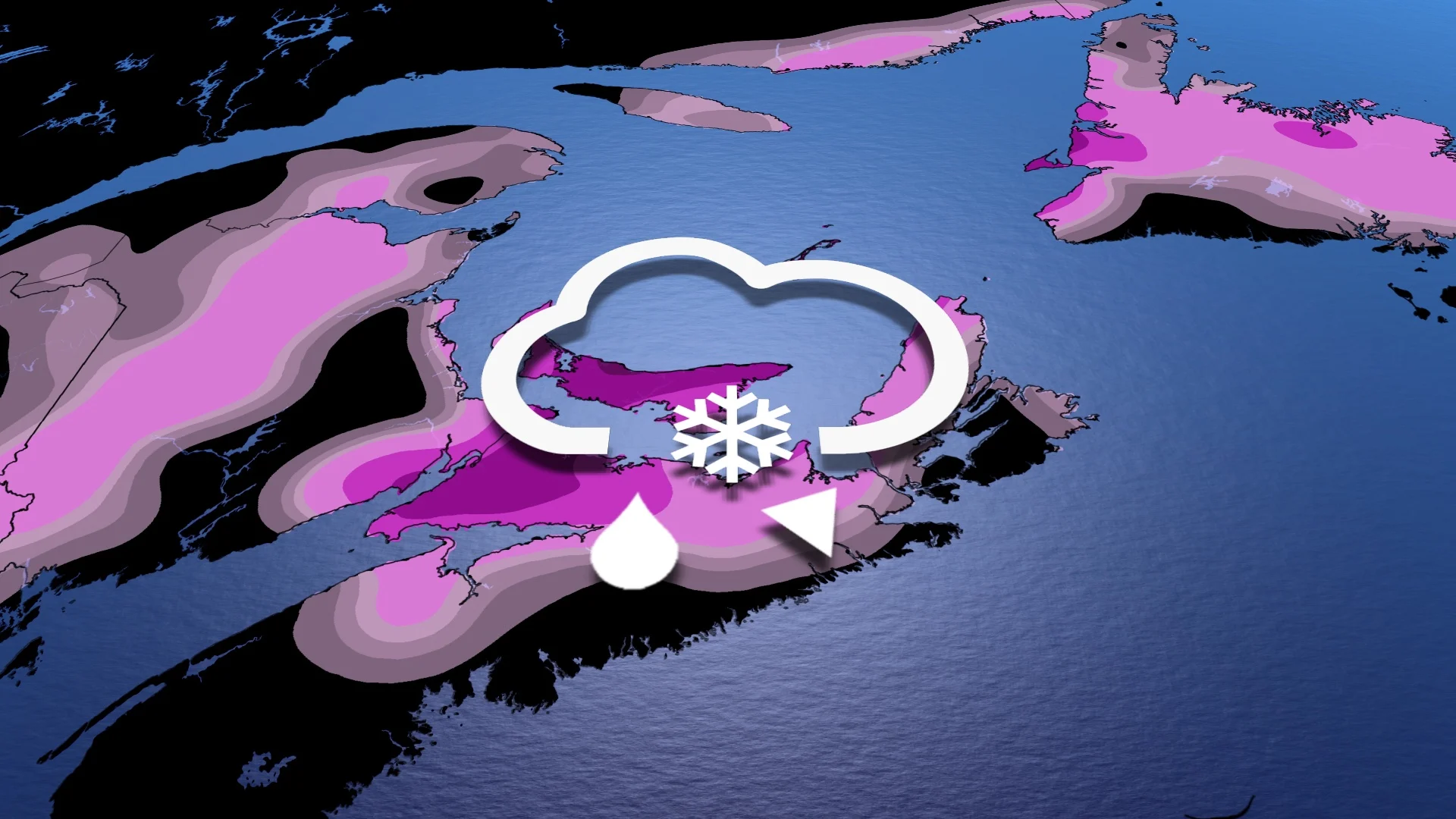Heightened flood risk as wintry mess hits the East Coast, disrupting travel