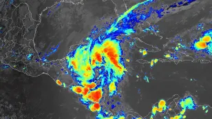 Developing tropical storm aims for popular Caribbean tourist spots