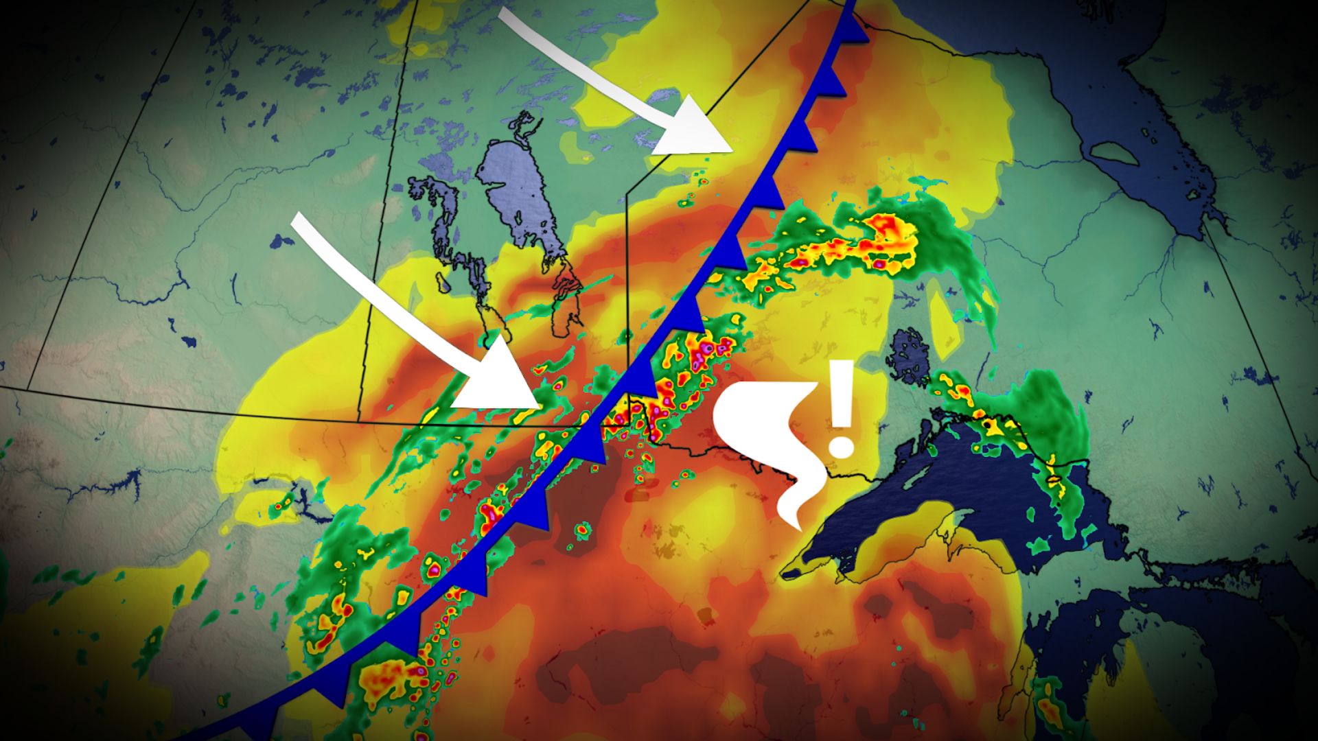 Severe storms, tornado threat build in northwest Ontario on Friday ...