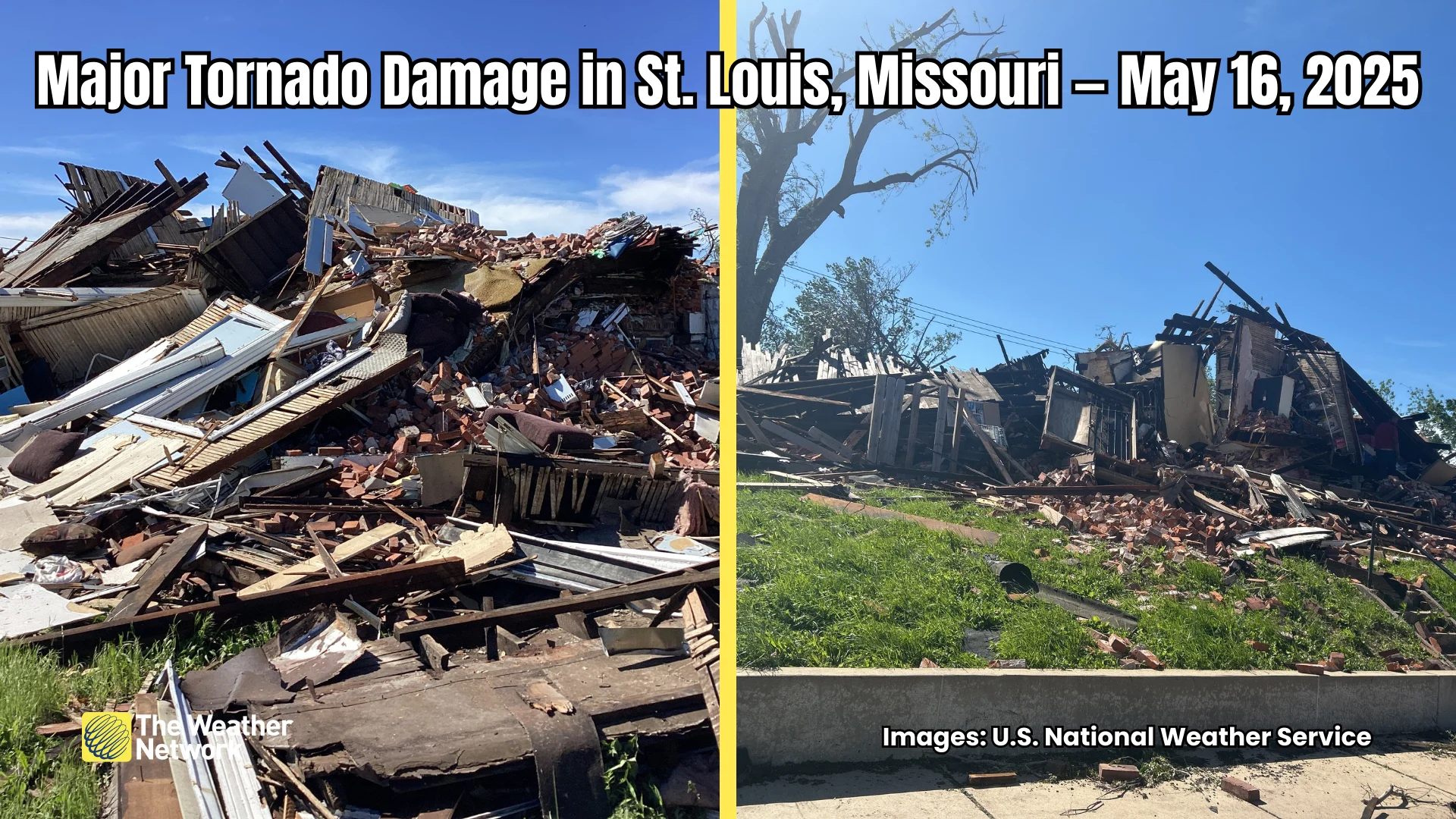 Tornado Damage St. Louis Missouri May 16 2025