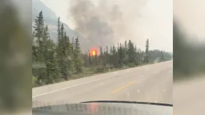 Startling video shows first moments of the south Jasper wildfire