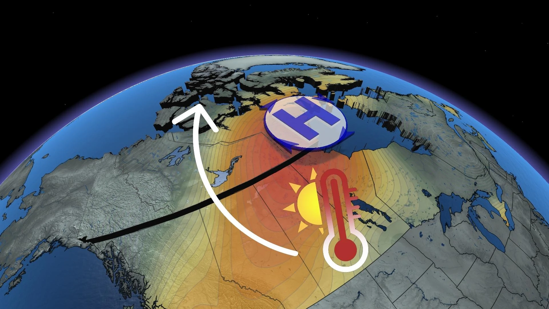 How long will concerning warmth last in the Canadian Arctic?