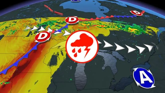 Tornades et grêle : le temps violent fonce vers le Québec