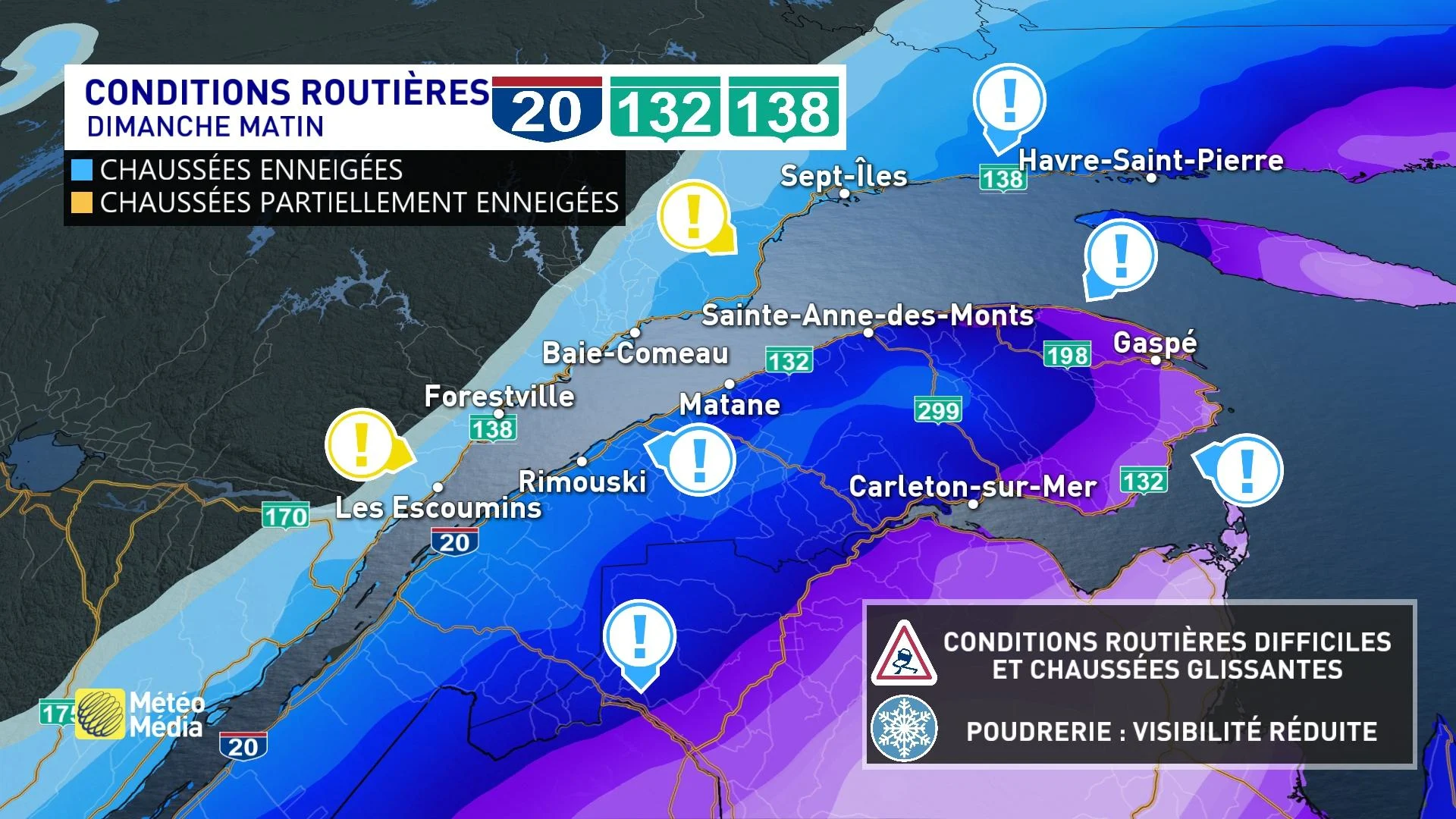 Conditions routières