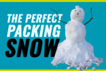 What are the perfect ingredients for making packable snow?