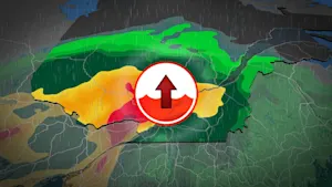 Jusqu'à 100 mm de pluie ce week-end : le sud du Québec sous surveillance
