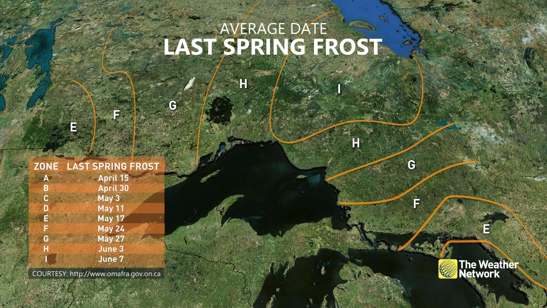 ONNorthLastFrostDate