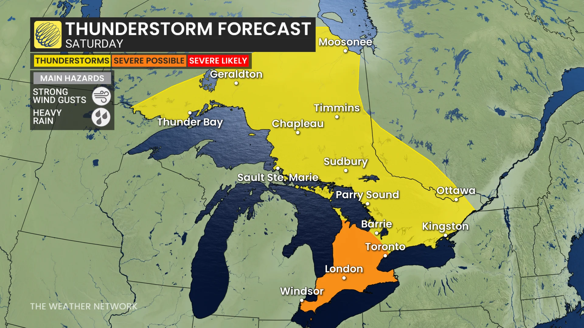 Baron - Ontario storm risk Saturday - Aug 21