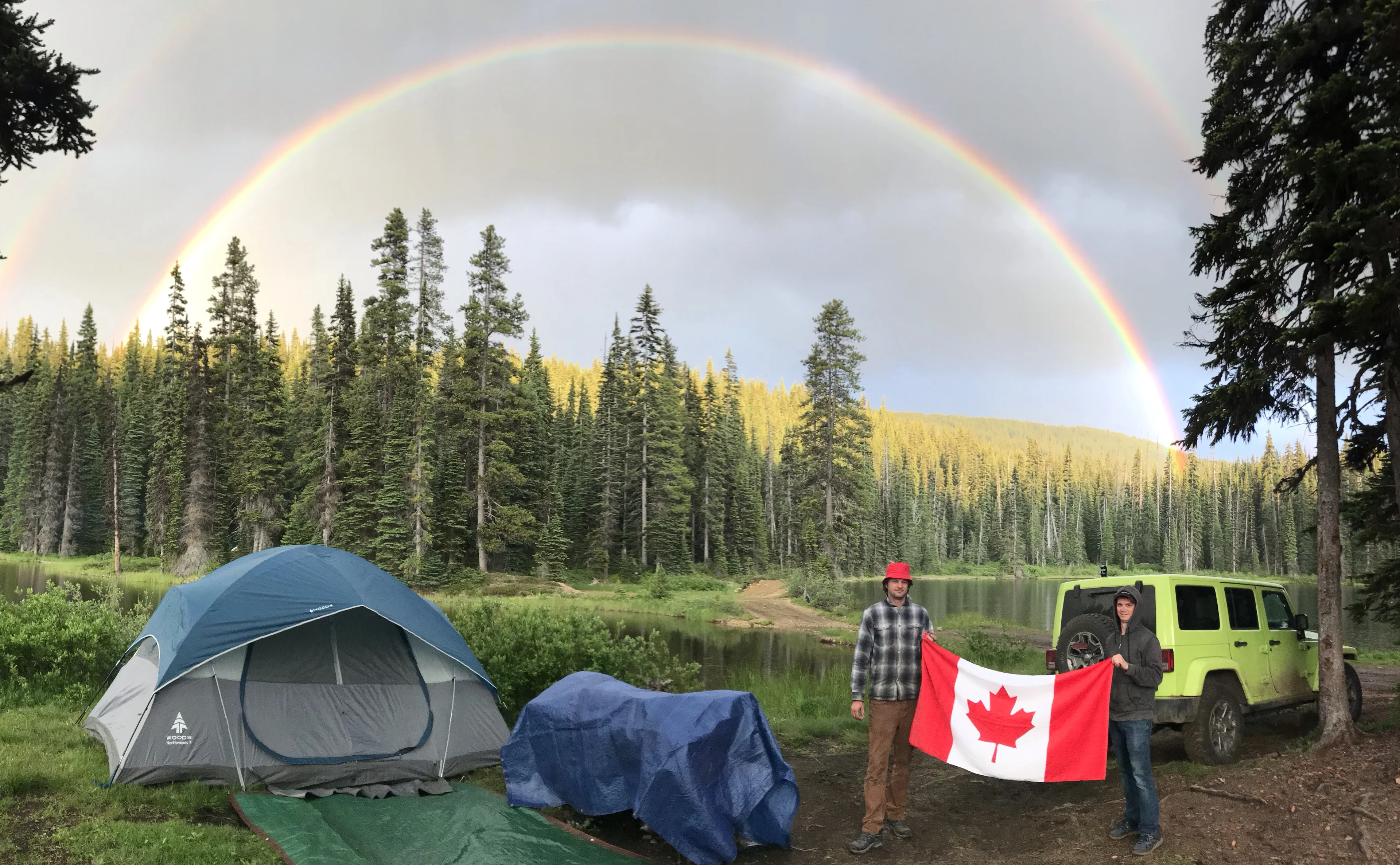Camping - Tracy Gillingham, Wells Lake Okanagan BC - June 26 2019