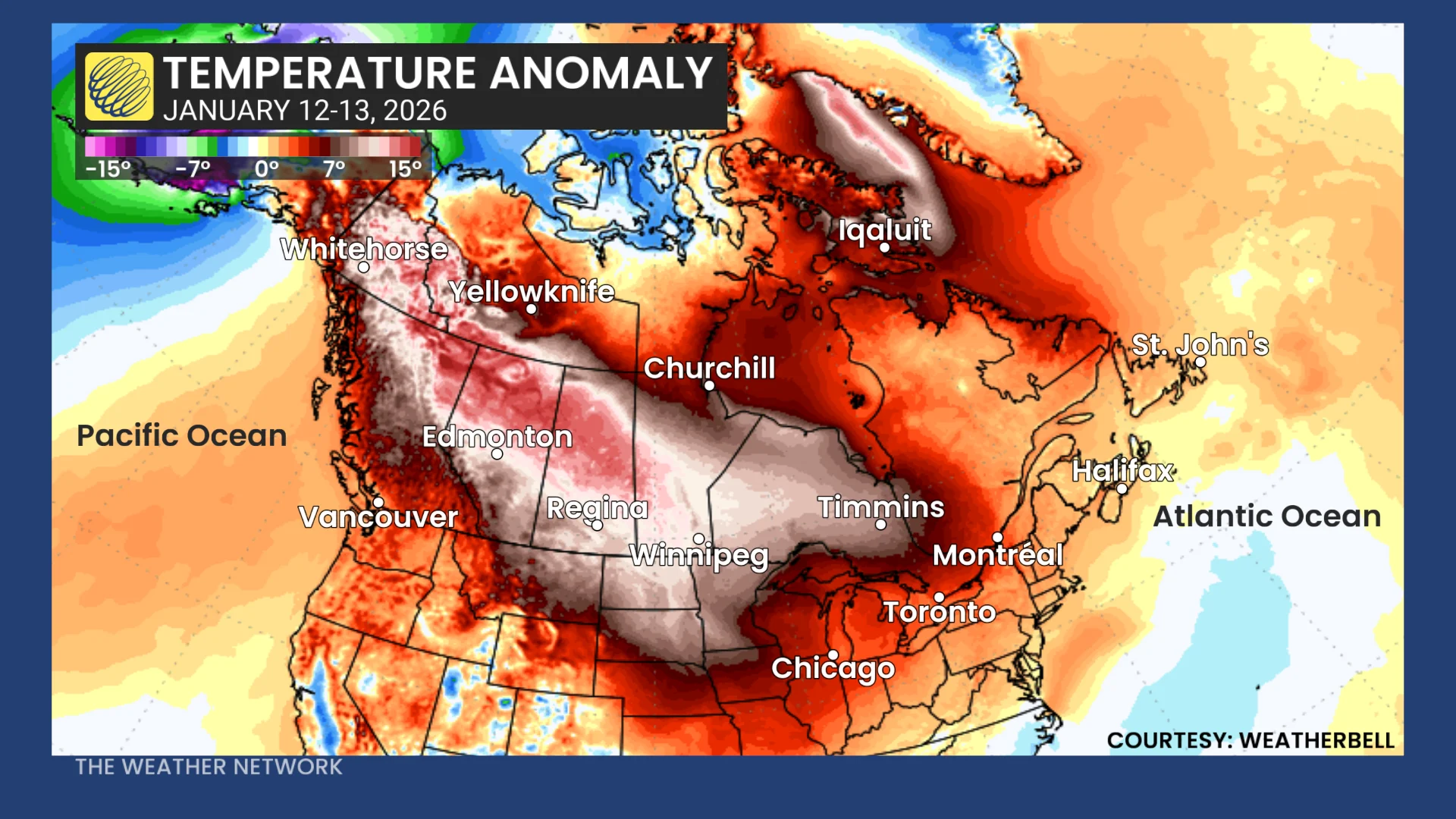 January thaw/temperature anomaly