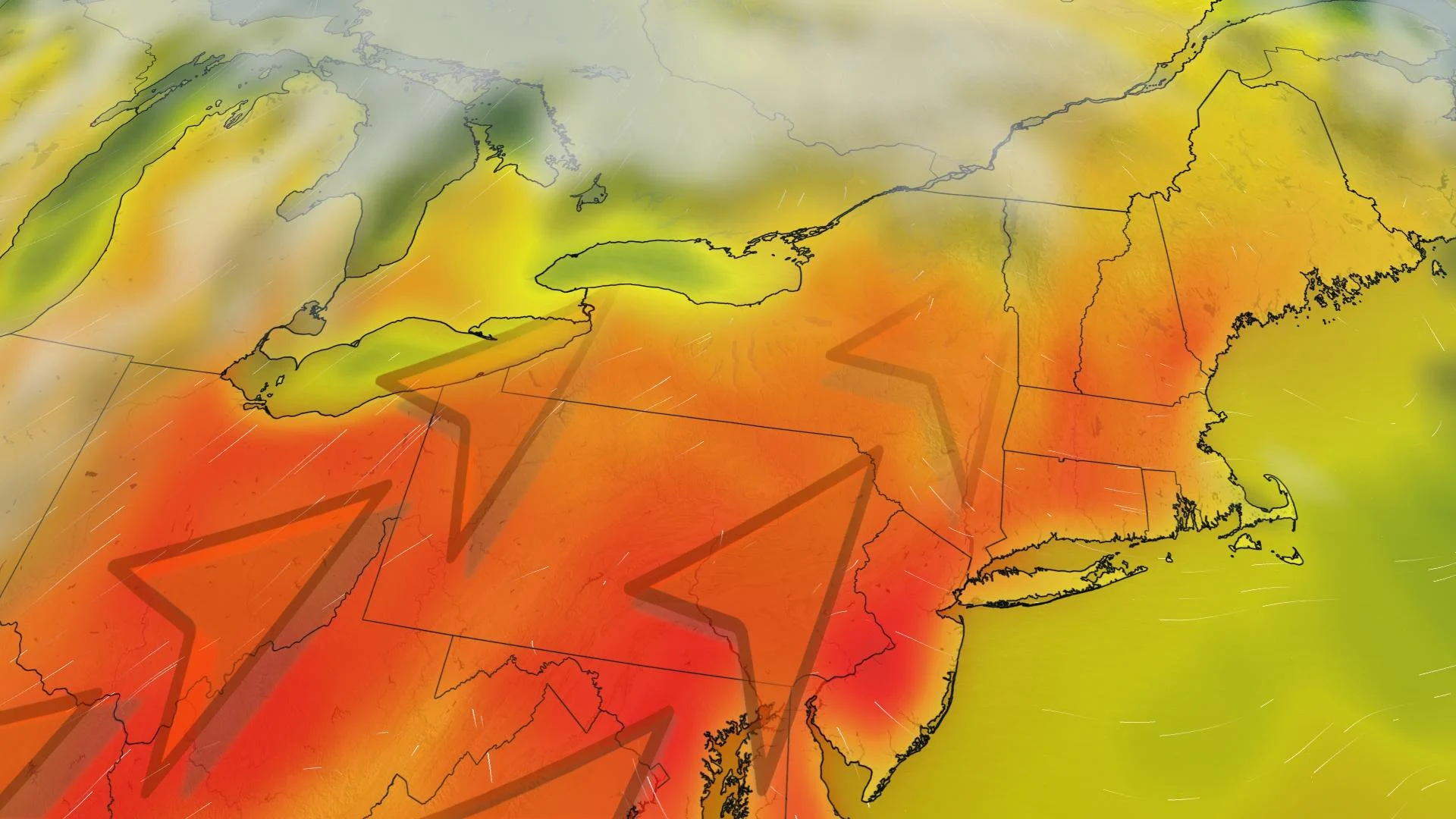 Jusqu’à 30 °C au sud de la frontière : le Québec pourrait en profiter 