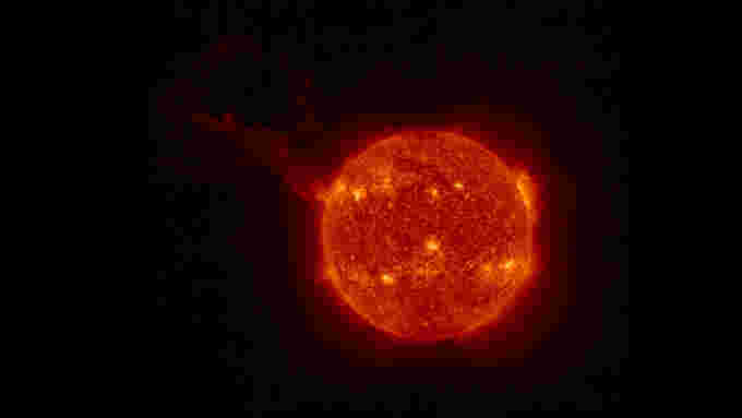 Solar Orbiter captures giant solar eruption - original - Feb152022 - Solar Orbiter EUI Team ESA NASA
