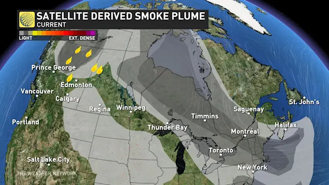 Wildfire smoke is on the move, millions in Canada to feel the impacts ...