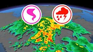Système costaud : orages violents et risque de tornades jeudi au Québec. Détails ici.