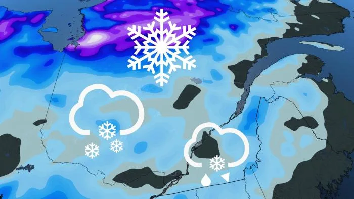 Début novembre : de la neige pour le Québec