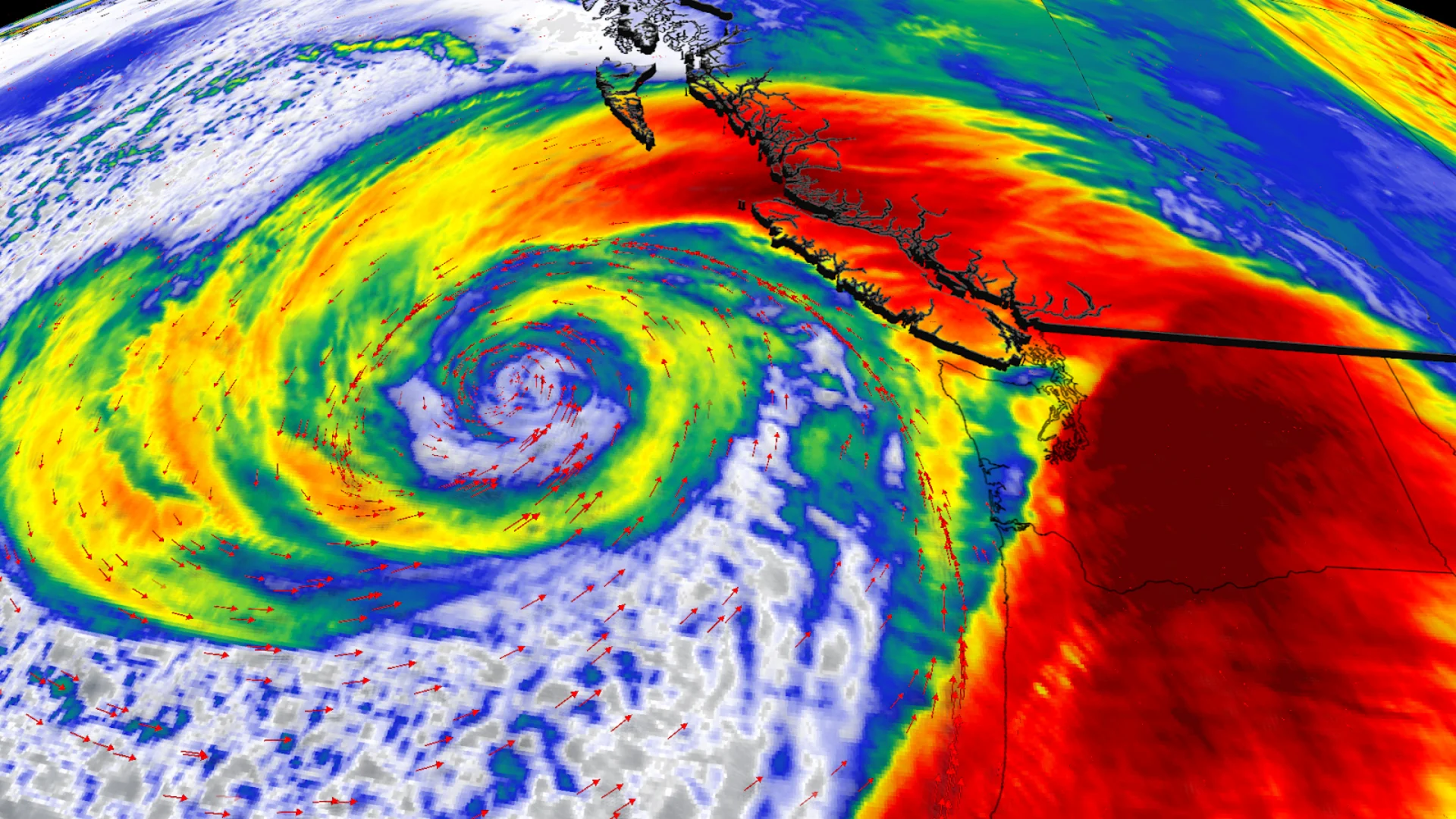 Fierce winds, heavy rain continue in B.C. as bomb cyclone sweeps ...