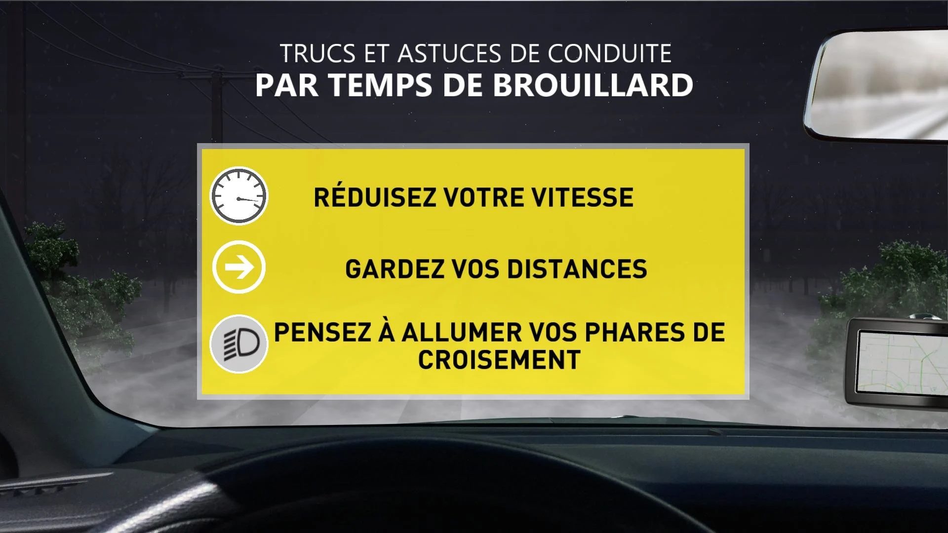 BROUILLARD - ROULER AVEC DU BROUILLARD