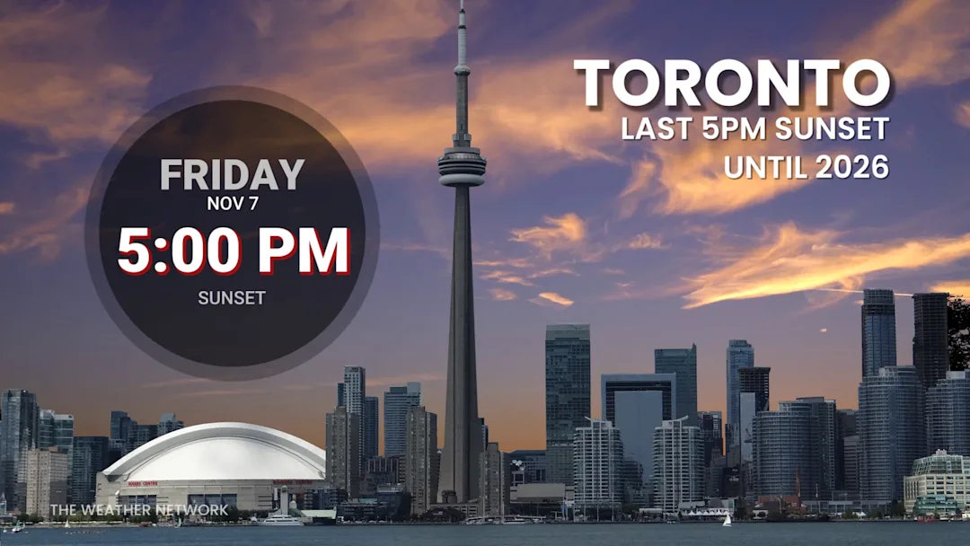 Hello, darkness: Friday is Toronto's last 5 p.m. sunset until 2026 ...