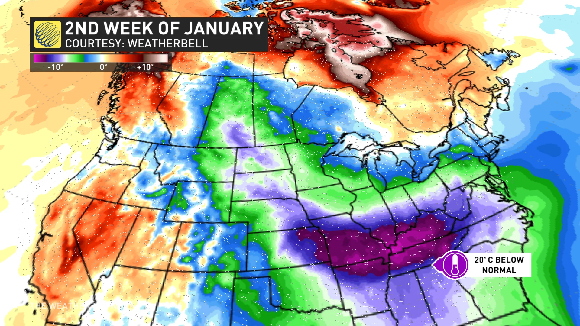 Gulf States forecast 2nd week of January