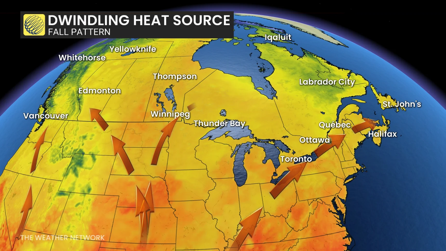 Canada dwindling heat sources