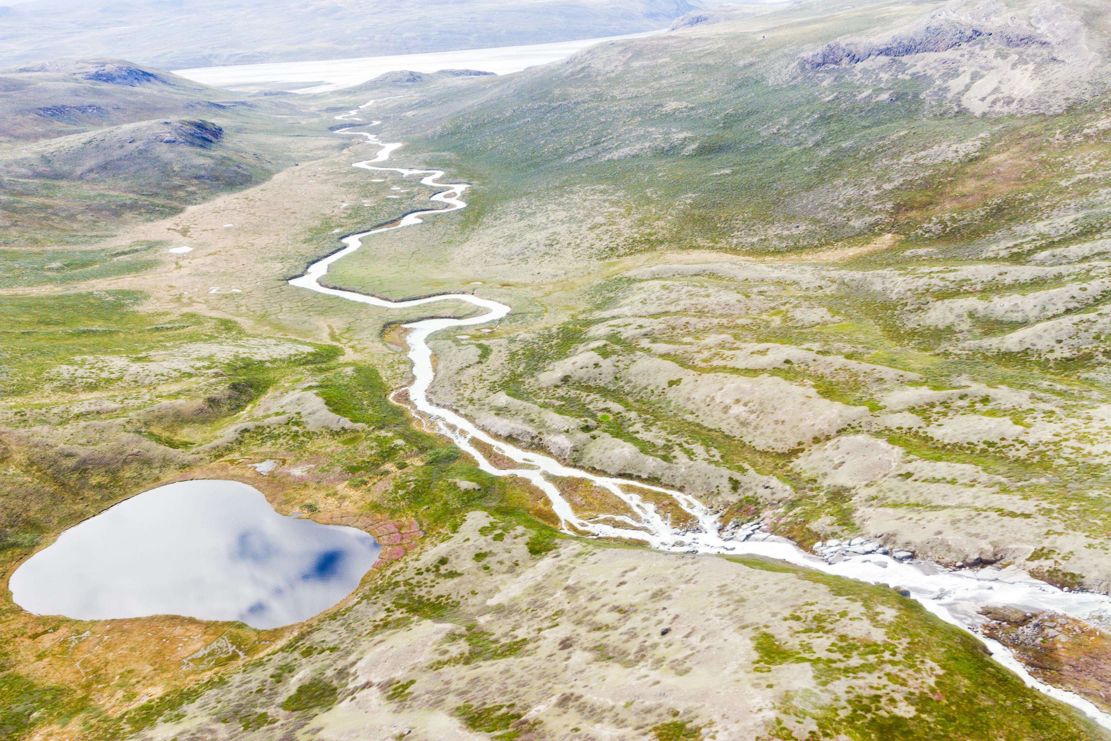 Greenland landscape.winding river.UVM.Credit-Joshua Brown