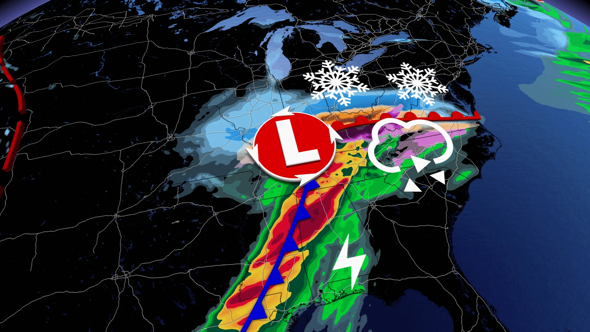 U.S. Deep South faces significant hazards from disruptive winter storm ...