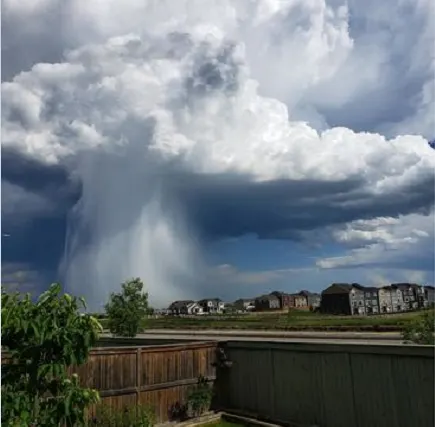 MUST SEE: Hail shaft, severe storms stun Albertans