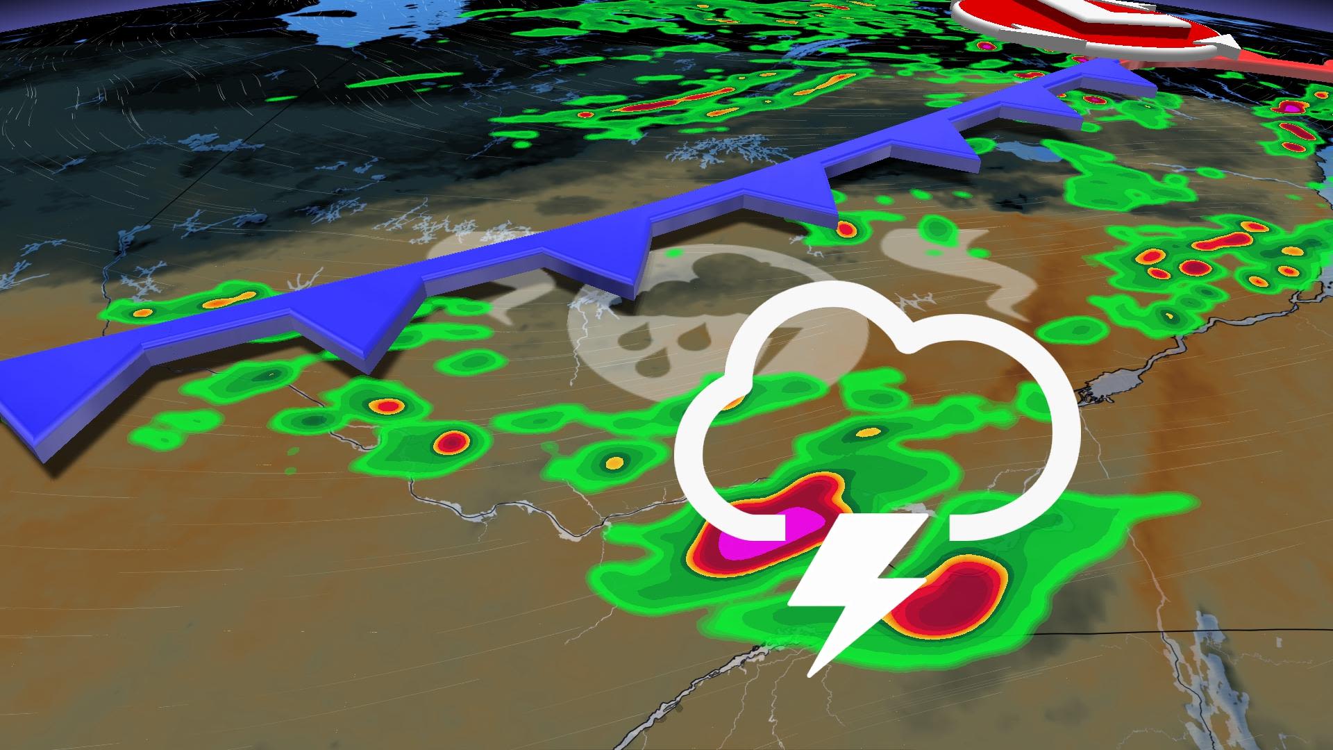 Severe storm risk builds Friday as system sweeps Ontario and Quebec ...